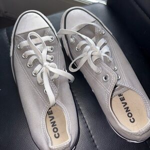 Converse Gray Canvas Sneakers